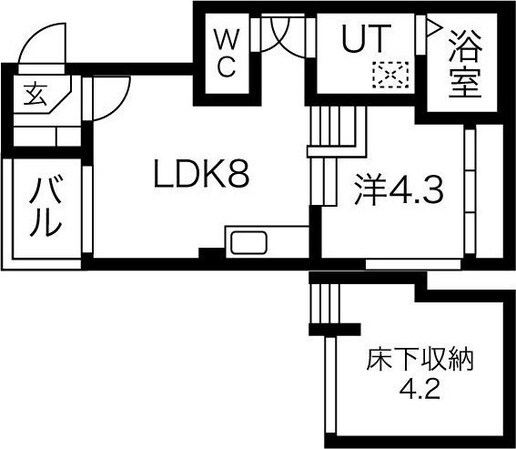 サンライト大曽根の物件間取画像